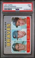1970 Topps #621 Darrel Evans RC - PSA NM 7 - Atlanta Braves - CENTERED - VSCARDS