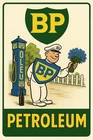 BP Petroleum Service Sales Vintage Style Metal Sign