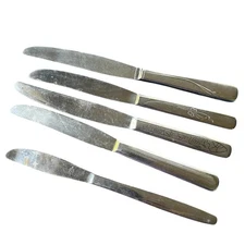 Five Knives Mixed Brands And Patterns