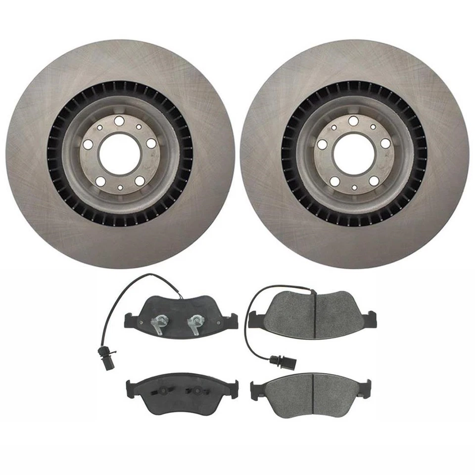 Pastillas de freno delanteras y rotores para Audi A8 Quattro 2005 2006 2007 2008 2009 2010 Foto 2 de 4