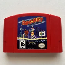Rocket: Robot on Wheels Nintendo 64 N64 Cleaned Tested Authentic Super Rare Game