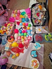 RANDOM USED mystery squishy toys, TABA, mochi, Sugar, Dough, slime, 10pc