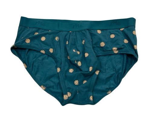 NWOT Single Pair MeUndies Mens Underwear Brief Blue Cookies Me Undies LARGE