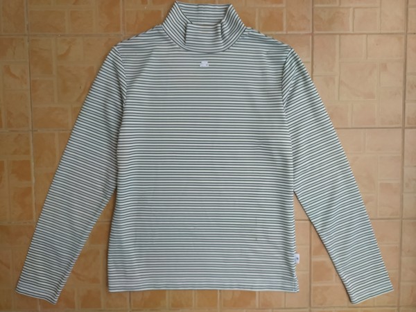 COURREGES ROLLKRAGENPULLOVER GESTREIFT GR 38