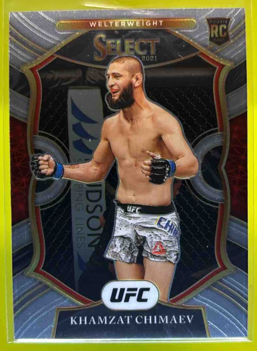 2021 Panini Select UFC Khamzat Chimaev #57 RC Concourse