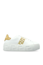 VERSACE 'LaGreca' Women's White Platform Sneakers New And Authentic
