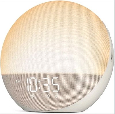 Odokee Sunrise Alarm Clock and Sleep Sounds Machine H03 White F2E