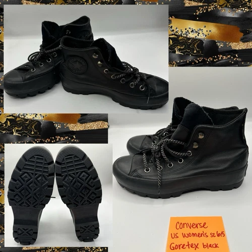 Scarpe Converse Gore Tex HIGHTOP donna 6 5 Chuck Taylor AllStar rugged GTX nere
