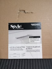 Style Selections 5652452 Cabinet Pulls 6-5/16 inch 25ct Satin Nickel Finish