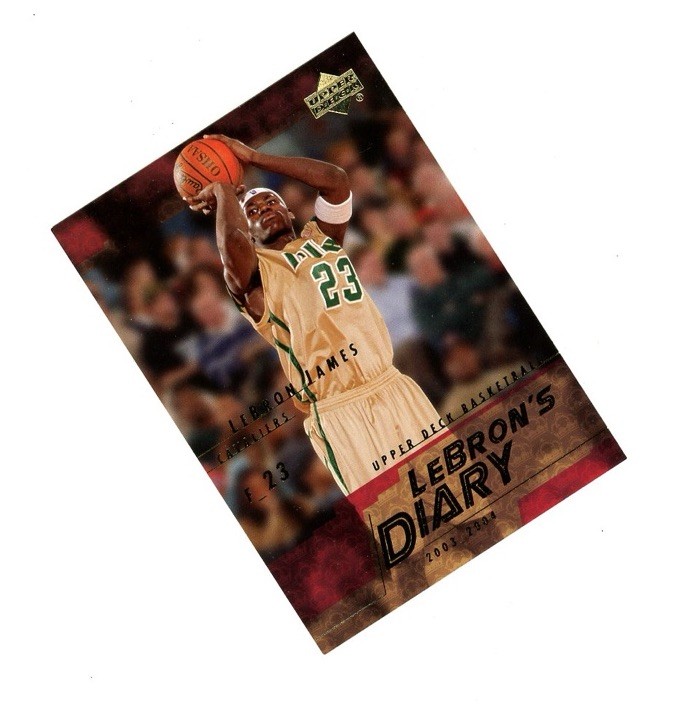 2003 Upper Deck LEBRON JAMES DIARY ROOKIE RC! LJ3 Cavs SEE