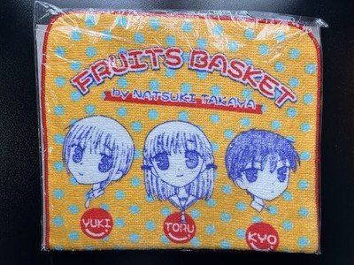Rare Fruit Basket Microfiber Cloth Japan Anime Vintage 2002