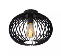 Ceiling light B&Q Lucide Reda Semi flush Black Dimmable RRp£59 OPEN BOX