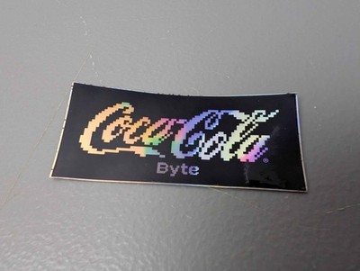 Coca-Cola Byte Promo Sticker 2022 Metaverse Limited Edition Pixel Art Coke