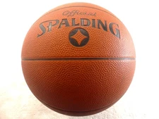 Vintage 1980s Spalding Official Diamond Star Logo Non-Endorsed Basketball 29.5"