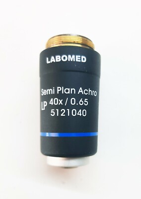 LABOMED 5121040 LP SEMI PLAN ACHRO 40X/0.65 MICROSCOPE OBJECTIVE
