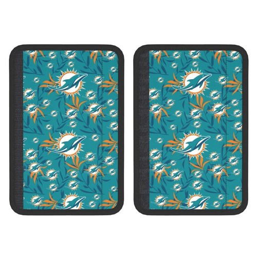 2pcs Miami Dolphins Car Seat Belt Pad Shoulder Pad Cover Comfortable Driving - Picture 5 of 12