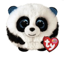 New! TY Puffies - BAMBOO The Panda Bear (3 inch)