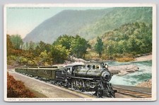 Steam Locomotive Train Berkshires MA Massachusetts Vintage Postcard