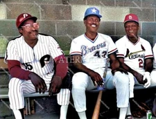 GJ687 Dick Allen Phillies - Curt Flood - Rico Carty 8x10 16x20 Colorized Photo