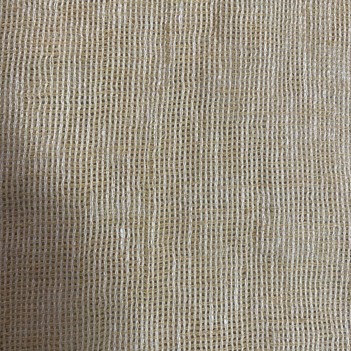 PURE JILL LINEN Sz Large Airy Open Weave Sheer 3/4 Sleeve Tunic Top Crochet Trim - Picture 4 of 11