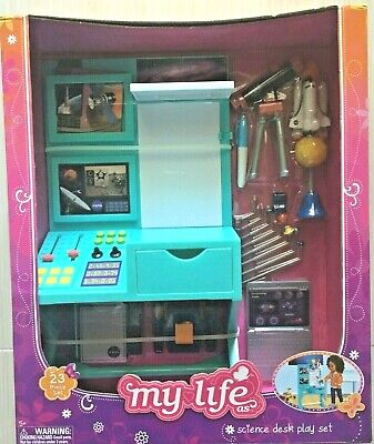 My Life As Science Desk Play Set W Accessories New 5 21664290033