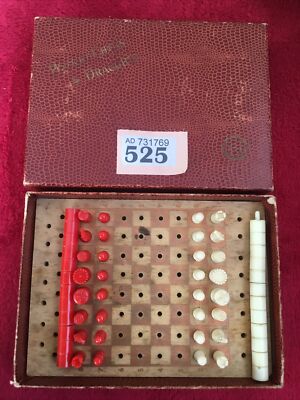 Taschenschach & Figuren Set Vintage K&C London OVP Vintage Liste 525