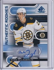 Marc McLaughlin, Boston Bruins 2022-23 SP Game Used Authentic Rookies Auto #169