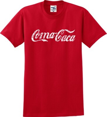 Coma-Caca (Eat Poop) Parody Distressed Funny Unisex T-Shirt (S-5X)