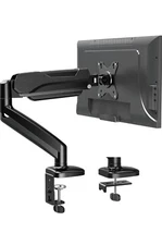MOUNTUP Single Monitor Desk Mount, Adjustable Gas Spring Monitor Arm, Black