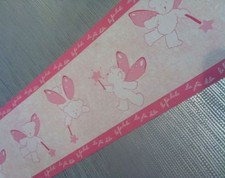 Fairy Bears Pink Wallpaper Border Nursery Teddy Bear Girls Baby