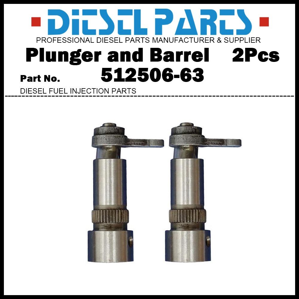 2Pcs Pump Element Plunger 512506-63 D4NN9D524B 503666 for Simms