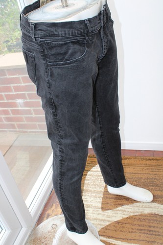 Pantalones de mezclilla para hombre Wrangler W36 L32 36R cónicos negros elásticos BRYSON ajustados ajustados - Imagen 8 de 21
