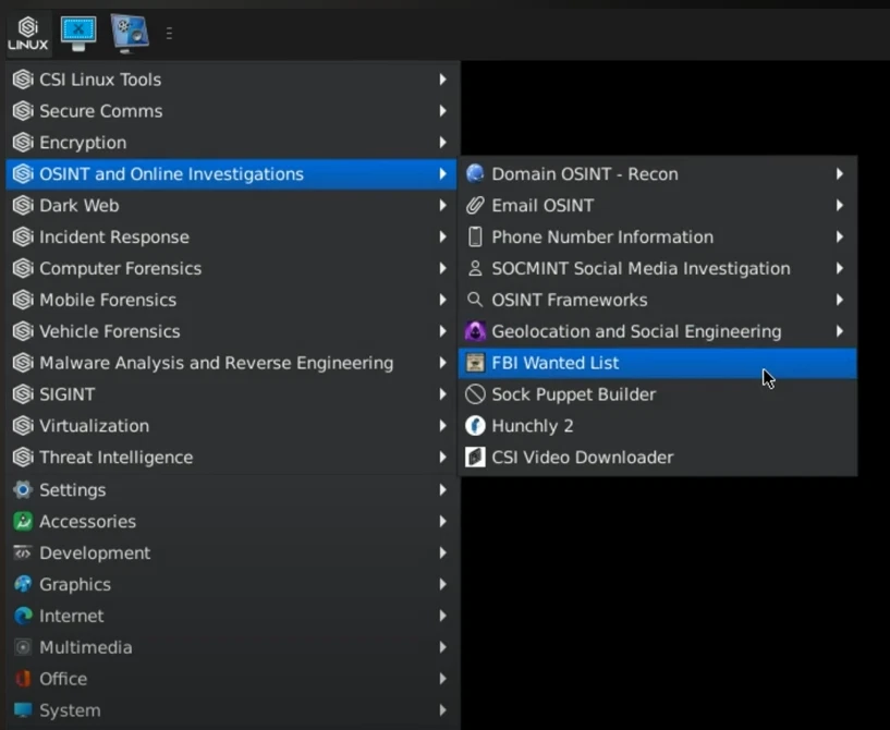 Digital Forense Social Media Intelligence Recon CSI Linux OSNIT USB 64 GB 3.0 Foto 3 de 4