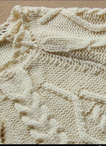 Women's 3XL Cardigan Winter White Textured Knitted Button up front Long Sleeve - Picture 4 of 5