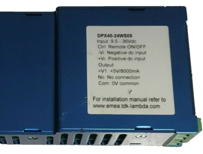 DC/DC Power Suppy / Converter - Industrial Rated Din Rail Mount- Input 9-36Vdc, 