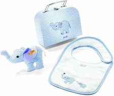 STEIFF  235887 Elefant Geschenkset klein, Ras...