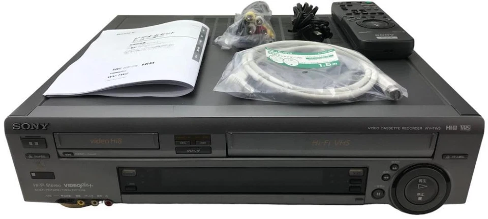 SONY WV-TW2 VHS VCR È Un Prodotto Molto Bello, L'Operazione È Stata Confermata