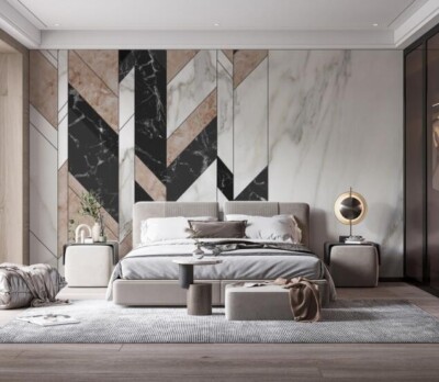 3D Marble Wall ZHUA701 Wallpaper Wall Murals Removable Self-adhesive Ann