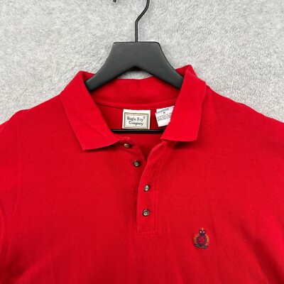 BUGLE BOY ヴィンテージ メンズ フィッシングベスト L レッド 赤