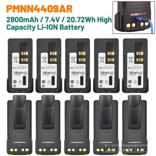 10X PMNN4409 28000mAh Typ-C Akumulator ładujący do Motorola DP4400 XPR3550 DP4800 - Zdjęcie 1 z 12
