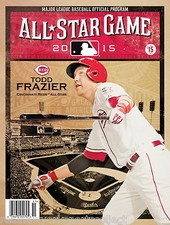 2015 MLB ALL STAR GAME PROGRAM CINCINNATI TODD FRAZIER COVER LIMITED EDITION