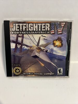 Jetfighter IV: Fortress America (Windows PC CD-ROM, 2002) Flight Simulator Game