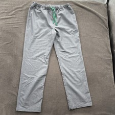 Figs Technical Collection Scrub Pants Men Large Gray Polyester Hospital.