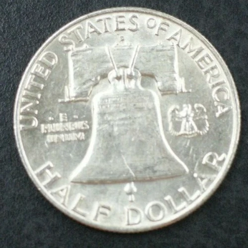 SILVER 1959-D UNC FRANKLIN HALF DOLLAR TP-660
