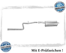 Auspuffanlage für Fiat Doblo / Cargo 1.9 JTD 74/77KW Auspuff Endtopf Mittelrohr