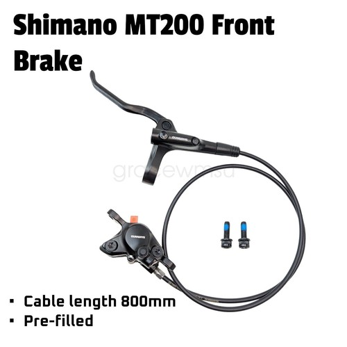 Shimano BR BL MT200 Hydraulic Disc Brake Bicycle Front & Rear Set Bicycle Brakes - Picture 8 of 10