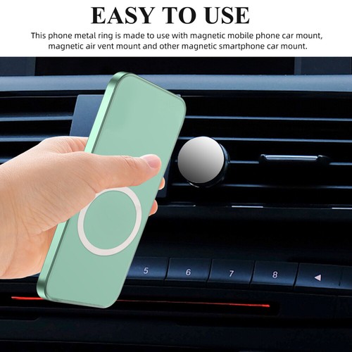 6 Pcs Magnetic Ring Mobile Phone Case Accessories Metal Stickers - 第 7/12 張圖片