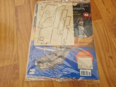 HACHETTE BUILD THE PIRATES OF THE CARIBBEAN BLACK PEARL SHIP ISSUE 42 INC PART