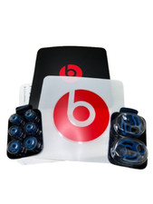 Orignal Beats X OEM replacment Ear cover tips  Manual  Sticker BLUE