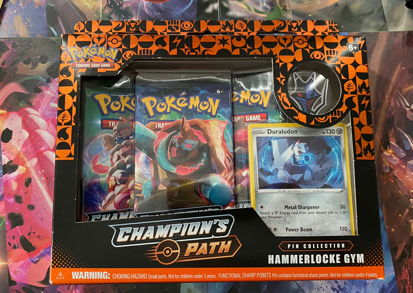 Pokemon TCG Champions Path Pin Collection Hammerlocke Gym FACTORY